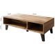 2. NORD Couchtisch 110 cm Wotan Eiche/Anthrazit