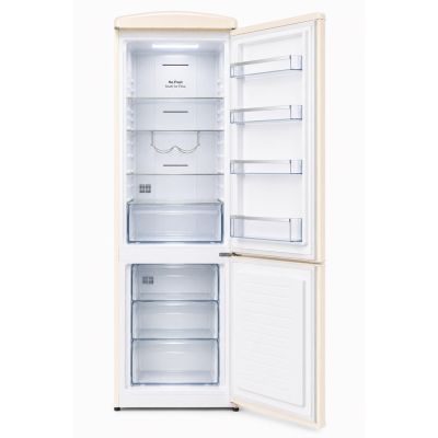 2. Ravanson LKK-315RC Retro-Kühlschrank 597 mm x 707 mm x 1943 mm | 315 l | No Frost | Energieeffizienzklasse E | Creme