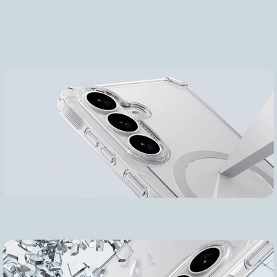 10. Nillkin Nature TPU Pro Hülle kompatibel mit MagSafe für Samsung Galaxy S26 – Weiß