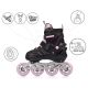 4. Meteor Rollschuhe L 38-41 Urbo Schwarz/Pink