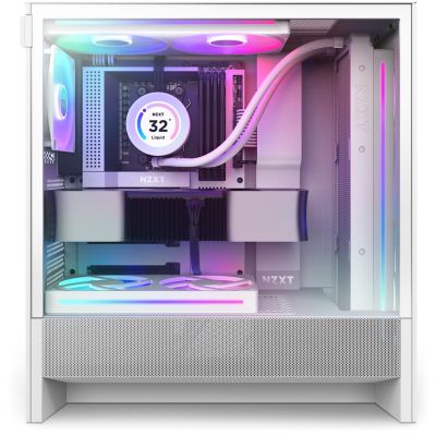 12. NZXT H5 Flow RGB Midi-Tower Weiß