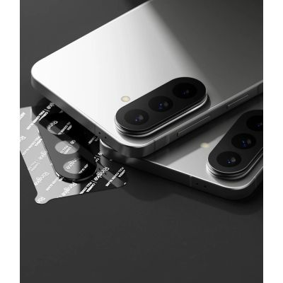 4. Ringke Kamera-Vollschutzhülle, 2er-Pack für Samsung Galaxy A37/A57 5G – Schwarz