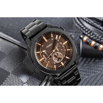 5. FOSSIL Machine FS6097 Herrenuhr + Box