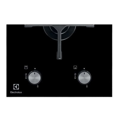 10. Electrolux EGC3322NVK Kochfeld Schwarz Einbau-Gas 2 Kochzonen