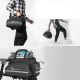 6. Rockbros A6-03BK Fahrradtasche für Kofferraum 35 l mit ausklappbaren Taschen – Schwarz