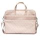 3. Guess Saffiano 4G Triangle Logo Tasche für einen 16'' Laptop – Rosa