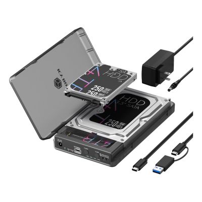 Dockingstation & Klonstation IcyBox für M.2 & 2,5"/3,5" SSD/HDD