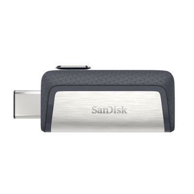 8. SanDisk Ultra Dual Drive 256 GB USB-Stick, USB Typ-A / USB Typ-C 3.2 Gen 1 (3.1 Gen 1), Grau, Silber