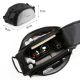 11. Wozinsky Fahrrad-Gepäcktasche mit Schultergurt, 13 l, Schwarz (WBB1BK)