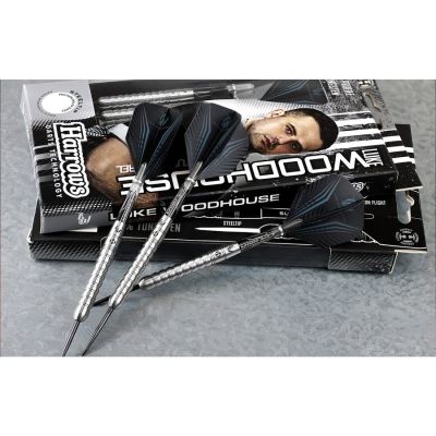 4. Harrows Luke Woodhouse 90 % Steeltip-Darts