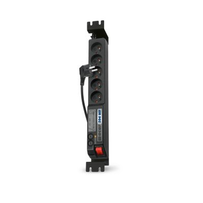 10. Steckdosenleiste HSK DATA ALP-ACAR504WF---03BKG (3 m; schwarz)
