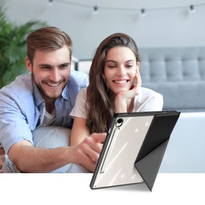4. Dux Ducis Magi Hülle mit Stifthalter für Samsung Galaxy Tab S10 FE/S9/S9 FE - Schwarz