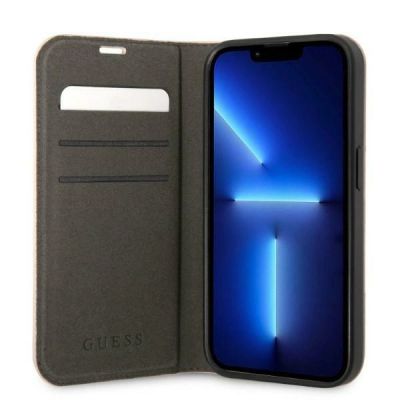 4. Guess GUBKP14LHG4SHP iPhone 14 Pro 6.1 "rosa / rosa Buch 4G Vintage Gold Logo