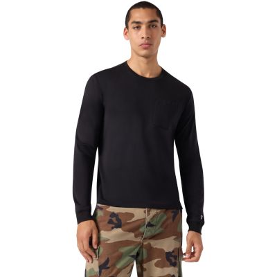Champion LS Tee Herren T-Shirt Schwarz 222507 KK001