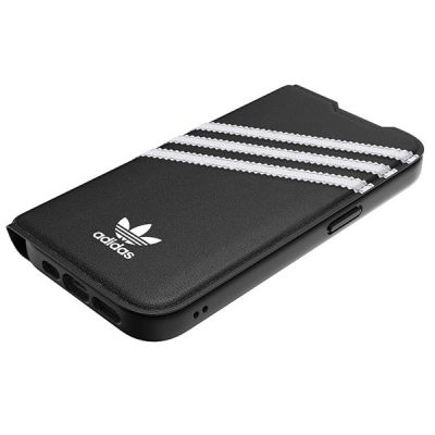 7. Adidas OR Booklet Case PU iPhone 14 Pro schwarz/weiß 50196