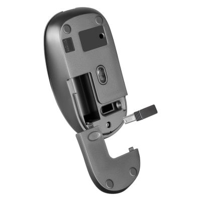 6. DEFENDER KABELLOSE MAUS WAVE MM-995 RF SILENT CLICK SILBER 52993