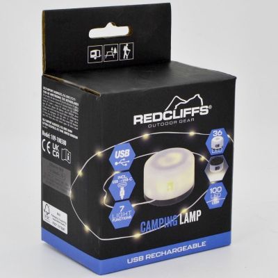 19. Taschenlampe, Campinglampe, USB-Ladefunktion, Redcliffs