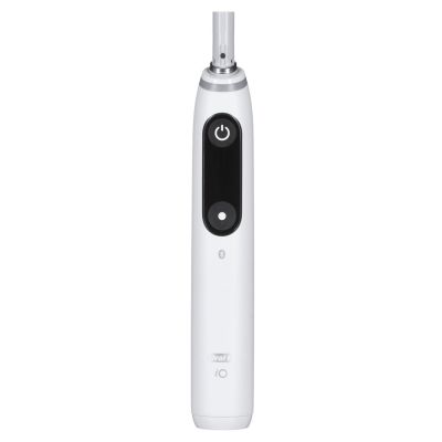 24. Oral-B iO Series 8N Zahnbürste aus weißem Alabaster