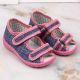 6. Hausschuhe Nazo Jr TEX4B in Marineblau und Rosa 