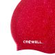 10. Crowell Recycling Pearl Silikon Badekappe Rot Farbe 9