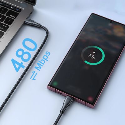 9. Joyroom S-A11 Surpass Kabel 60W USB-C - USB-C 0,25m - schwarz