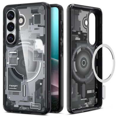 2. Spigen Ultra Hybrid Mag MagSafe Hülle für Samsung Galaxy S26+ Zero One - Transparent Schwarz