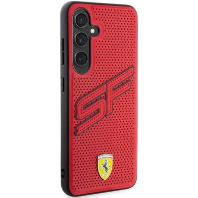 4. Ferrari Big SF Perforierte Hülle für Samsung Galaxy S24 – rot