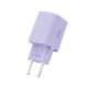 4. Tech-Protect NCM33 PD 33W QC3.0 USB-C / USB-C Wandladegerät - Lila