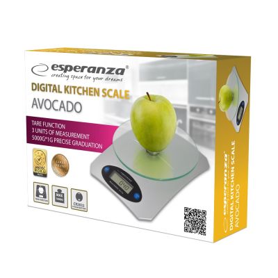 7. ESPERANZA AVOCADO KÜCHENWAAGE EKS006