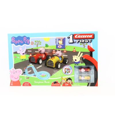6. Erste Peppa Pig Seifenkistenrennen auf der Carrera-Rennbahn (2,9 m)