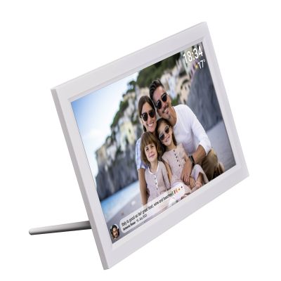 2. Denver PFF-1503 Digitaler Bilderrahmen, Weiß, 39,6 cm (15,6 Zoll), Touchscreen, WLAN