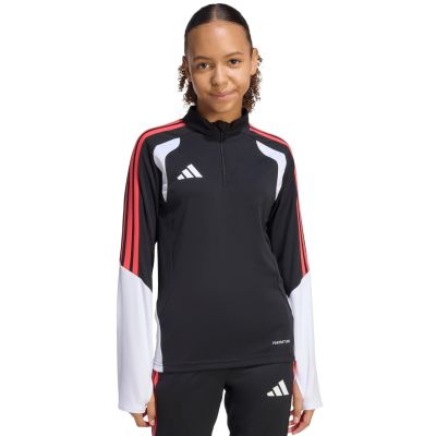 adidas Tiro 26 Competition Trainingsshirt für Kinder, schwarz, weiß und rot, KC3783