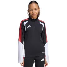 adidas Tiro 26 Competition Trainingsshirt für Kinder, schwarz, weiß und rot, KC3783