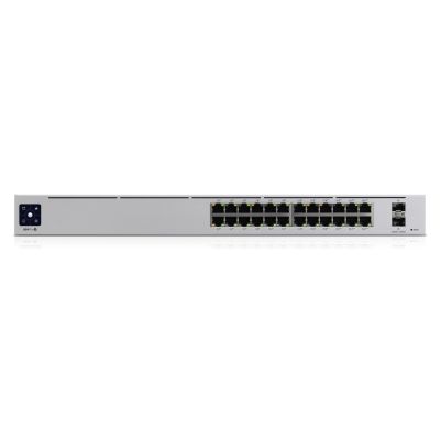 Ubiquiti UniFi Pro 24-Port PoE Managed L2/L3 Gigabit Ethernet (10/100/1000) PoE-Unterstützung 1U Silber