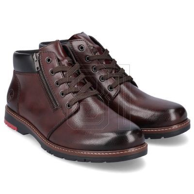 24. Rieker M RKR625 bequeme Lederstiefelette mit Wollfutter, braun