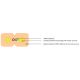 EmiterNet Universal-Glasfaserkabel, flach, GFK JV(ZN)H 2E 9/125 G.657A1 Z043B LSZH (2000-m-Rolle), schwarz