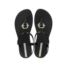 Ipanema Sandal Class Damen Flip-Flop Sandalen modisch Schwarz mit Gold