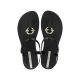 Ipanema Sandal Class Damen Flip-Flop Sandalen modisch Schwarz mit Gold