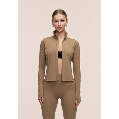 3. CASALL Damen-Zip-Jacke mit weichem Griff, grün
