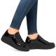 2. Rieker W N2501-00 schwarze Keilschuhe