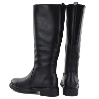 5. Damen-Lederstiefel, klassisch schwarz, Sergio Leone KZ-528-S