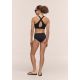 5. CASALL Bikini-Hipster-Badehose mit hohem Bund, Schwarz