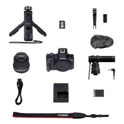 13. Canon EOS R50 + RF-S 18-45mm CREATOR KIT Kamera mit 24,2 MP