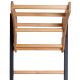 13. Turn-Wandbarren aus Holz und Metall mit 4 Griffen und Holzbank K 211B
