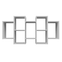 BILBAO 7.0 Wandregale, Mattweiß