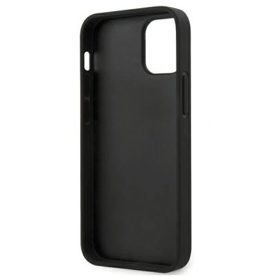 6. BMW M Collection PU Carbon Stripe Schutzhülle für iPhone 12 mini – Schwarz