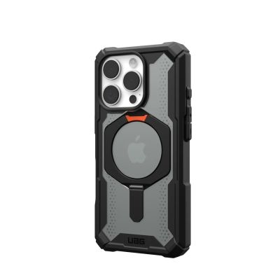 6. UAG Plasma XTE Magsafe Schutzhülle mit Ständer für iPhone 16 Pro, kompatibel mit MagSafe (Schwarz/Orange)
