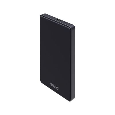 8. SAVIO Externes Gehäuse für 2,5"-HDD/SSD, USB 3.0, AK-65