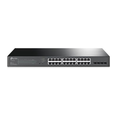 2. TP-Link JetStream TL-SG2428P Managed Network Switch L2/L2+ Gigabit Ethernet (10/100/1000) mit PoE-Unterstützung, 1 HE, Schwarz