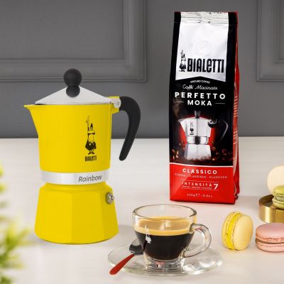 4. Bialetti Rainbow 6tz Kaffeemaschine Gelb
